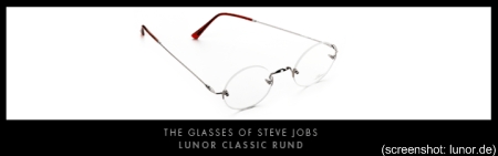 Steve Jobs Lunor Brille