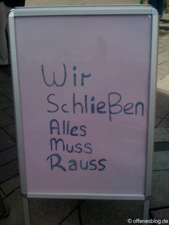 Alles muss raus Alles muss raus