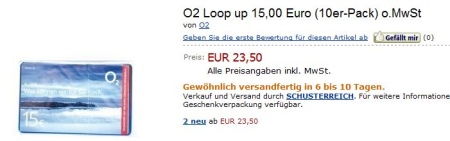 amazon.de o2 Loop up amazon.de o2 Loop up