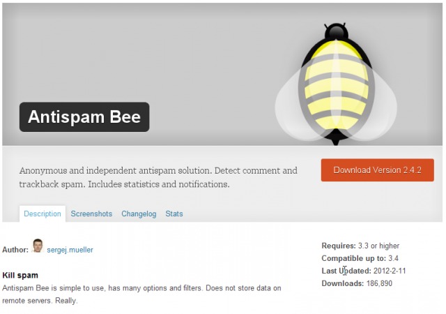 ANTISPAM BEE WordPress Plugin
