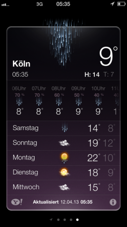 Apple Wetter App