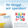 Ihr bloggt wir spenden