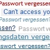 passwortvergessen