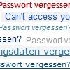 passwortvergessen