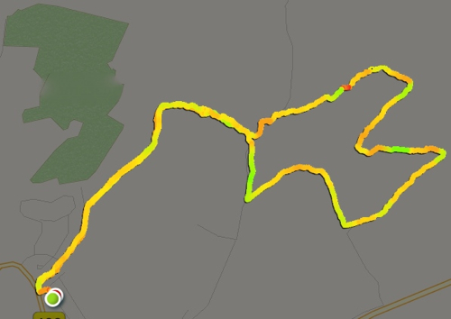 Nike+ Strecke