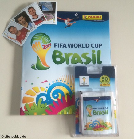 Panini Stickeralbum WM 2014 in Brasilien