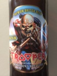 Iron Maiden Trooper Bier Etikett