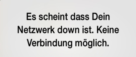 Netzwerk down