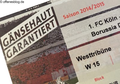 FC-Tickets Köln Dortmund