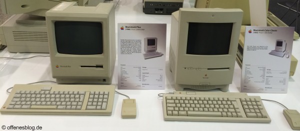 Macintosh Plus (1986) Macintosh Color Classic (1993)