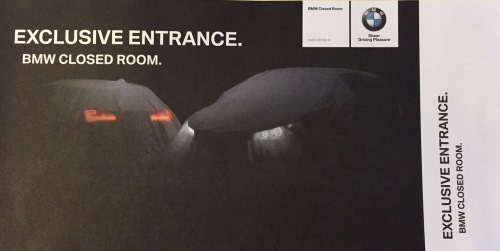 BMW Exclusive Entrance - Closed Room