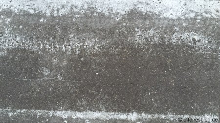 Vereister Gehweg