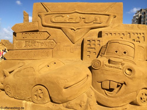 Sandskulpturen Cars