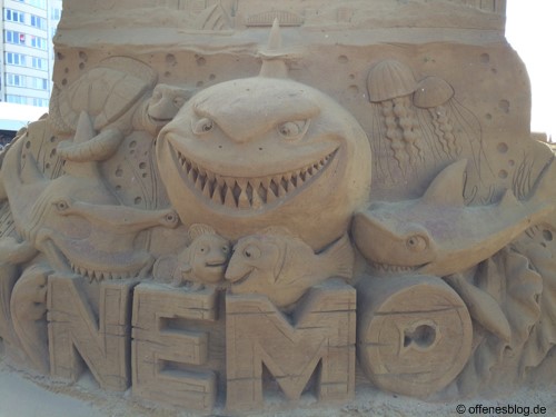 Sandskulpturen Nemo