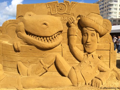 Sandskulpturen Toy Story