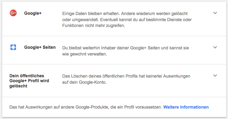 Google+ offenesblogde Profil löschen