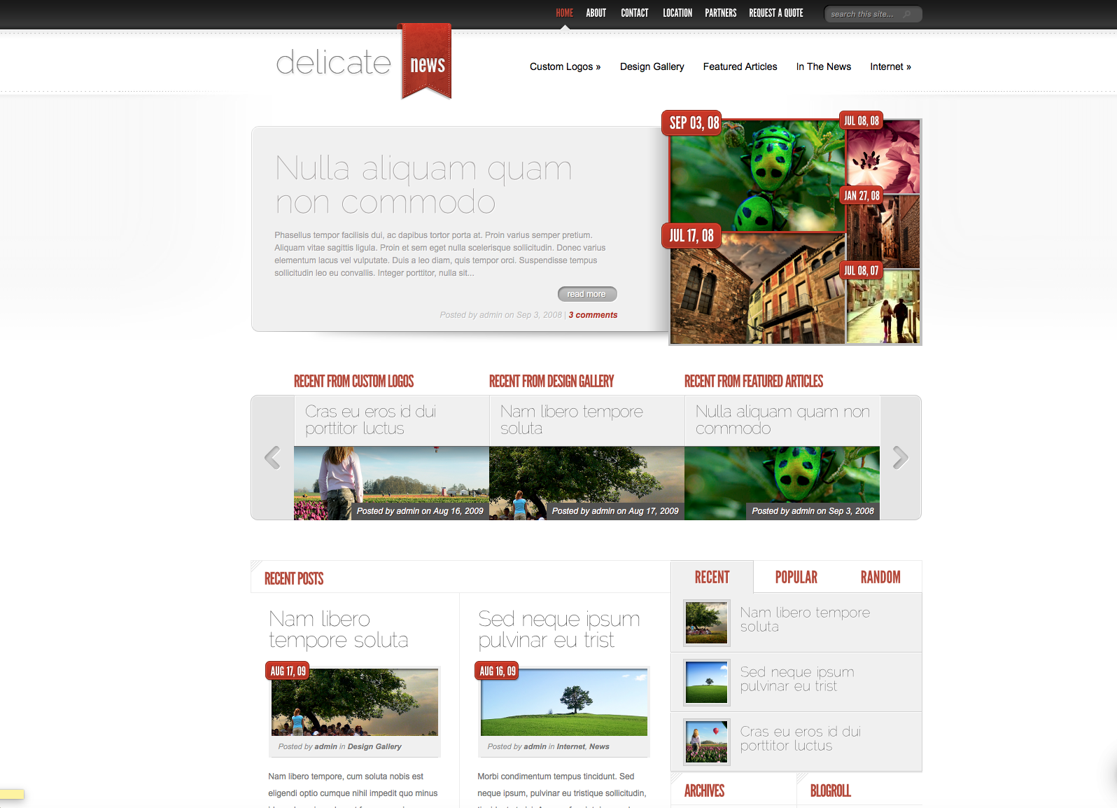 Delicate News Elegantthemes