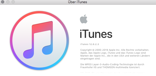 iTunes 12.8.2.3