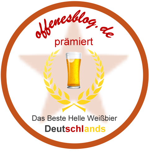 offenesblog.de BRONZE prämiert - Bestes Helles Weißbier Deutschlands