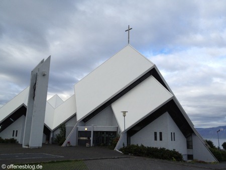 Seltjarnarneskirkja nahe Reykjavik