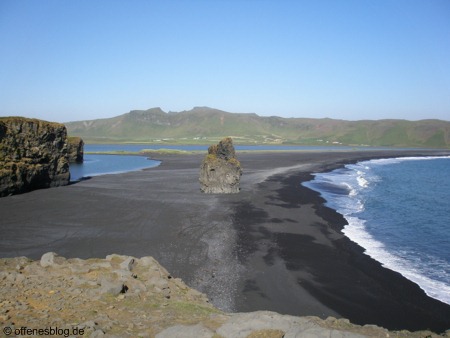 Vík schwarzer Strand