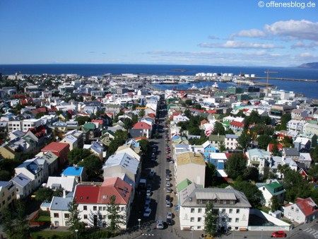 Ein Ueberblick auf Reykjavik