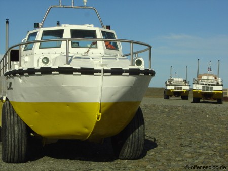 Jökulsárlón Amphibienfahrzeug