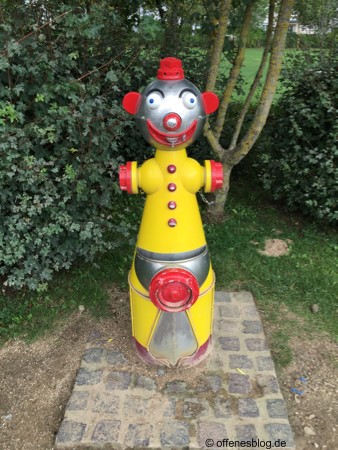 Spielplatz Ritterburg Trinkhydrant